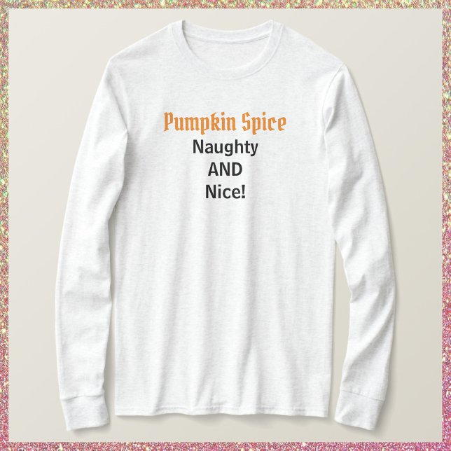 Cute Pumpkin Spice Långärmad T Shirt (Skapare uppladdad)