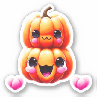 Cute Pumpkins | Halloween Klistermärken