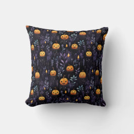 Cute Pumpkins Halloween Kudde