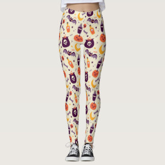 Cute Pumpkins Halloween Leggings