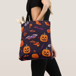 Cute Pumpkins och Fladdermus Tygkasse