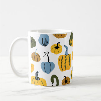 Cute Pumpkins Tecknad Hand plockade Kaffemugg