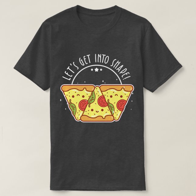 Cute Pun Kött Älskare Pizza 385  T Shirt (Design framsida)