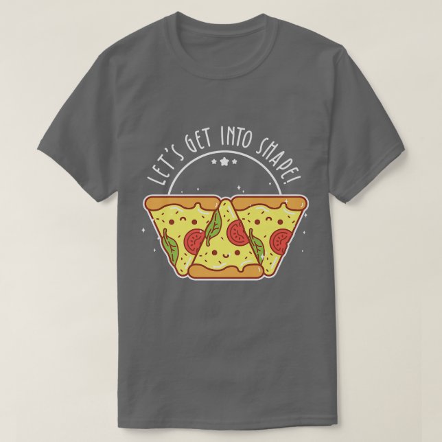 Cute Pun Kött Älskare Pizza Premium171 T Shirt (Design framsida)