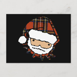 Cute Punk Play Santa Helg Vykort