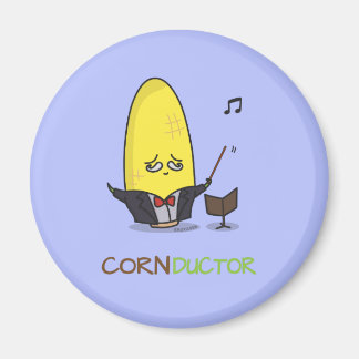 Cute Punny Tecknad Maj-konduktor Magnet