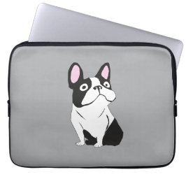 Cute pup laptop fodral