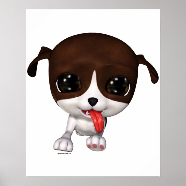 Cute Puppies: PawPaw Wall Poster (Framsidan)