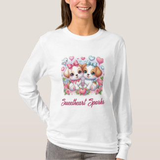 Cute Puppies: Valentine Speciell T Shirt