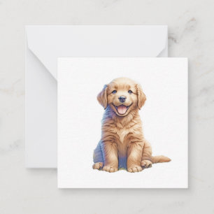Cute Puppy Anteckningskort