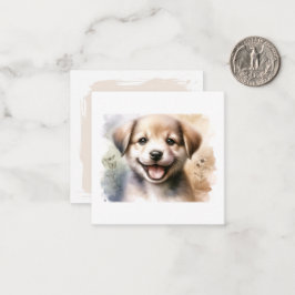 Cute Puppy Anteckningskort