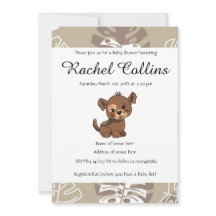 Cute Puppy Baby Shower