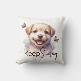 Cute Puppy-Behålla Smilande Anpassningsbar Kudde