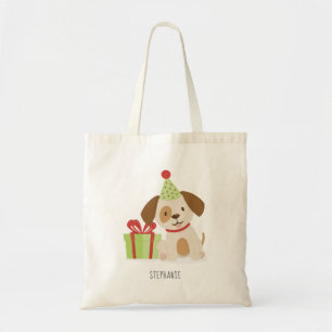 Cute Puppy Birthday Tygkasse