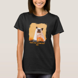 Cute Puppy Costume Anpassningsbar Halloween T Shirt