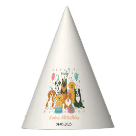 Cute Puppy Dogs Boy 5th Birthday Party