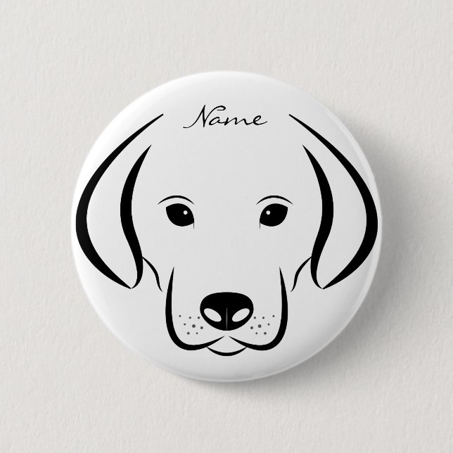 Cute Puppy FaceThunder_Cove Knapp (Framsida)