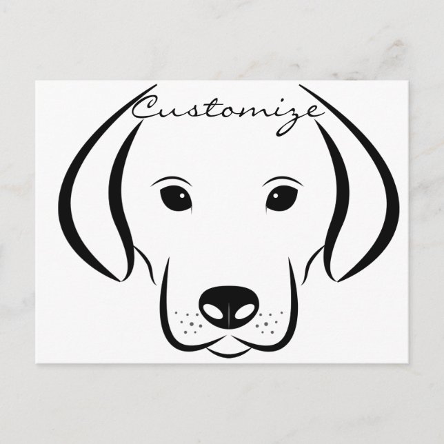 Cute Puppy FaceThunder_Cove Vykort (Framsida)