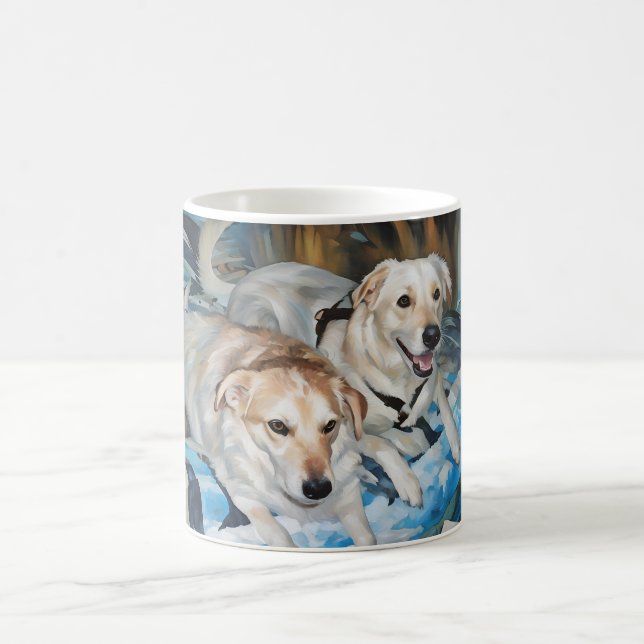 Cute Puppy Friends Mugg (Center)
