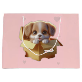 Cute Puppy Gift Bag | Kawaii Dog Lover Present