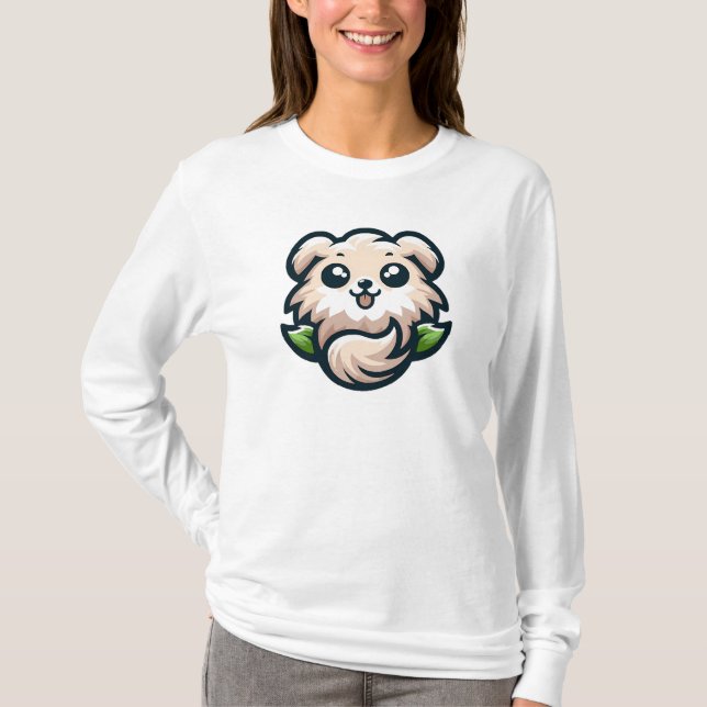 Cute Puppy, god Pet-design T Shirt (Framsida)