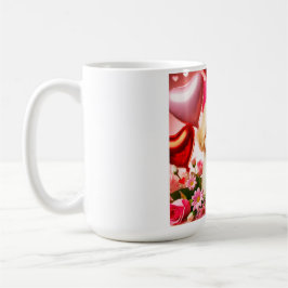 Cute puppy Happy Valentine's day Kaffemugg