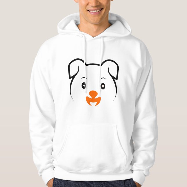 Cute Puppy Hoodie (Framsida)