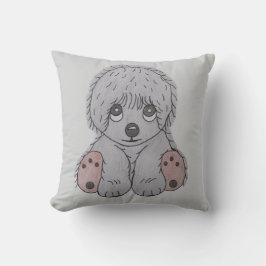 Cute Puppy Hund Cushion Cover Kudde