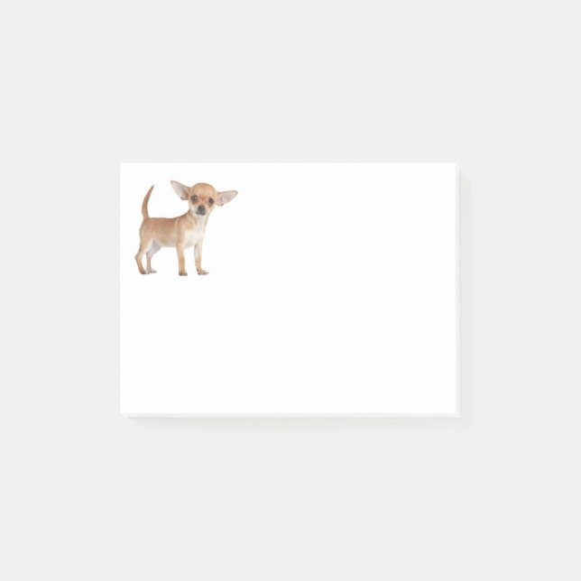 Cute Puppy Hund Funny Chihuahua Mamma Post-it Block (Framsida)