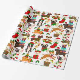 Cute Puppy Hund jul Presentpapper