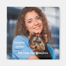 Cute Puppy Hund Pet Kärlek Grandma Personalize