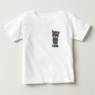 Cute Puppy in a Pocket T-Shirt