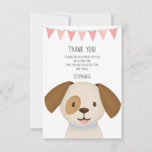 Cute Puppy Inbjudningar