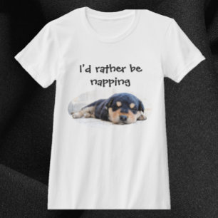 Cute Puppy jag hellre skulle klä mig. T Shirt