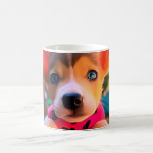 Cute Puppy Kaffemugg