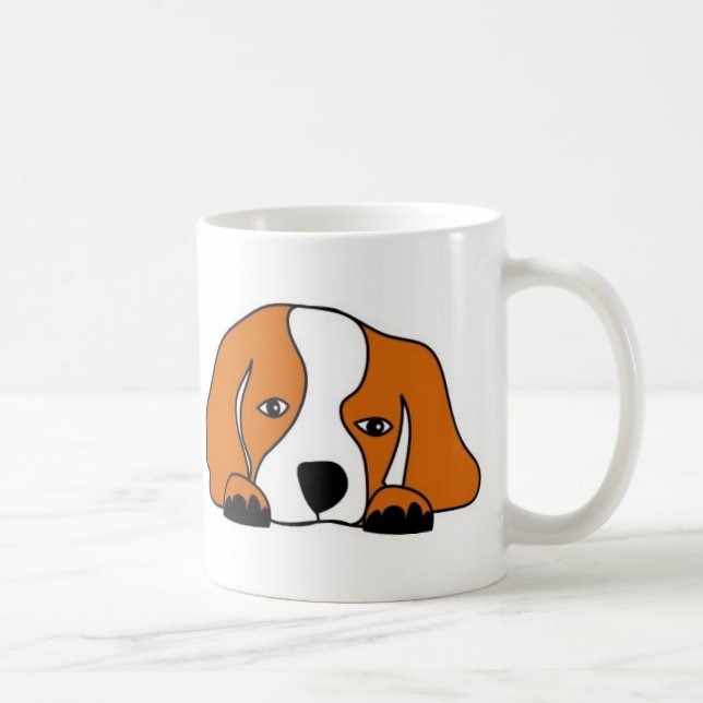 Cute Puppy Kaffemugg (Höger)