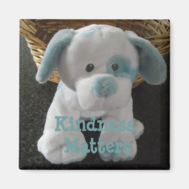 Cute Puppy - Kindness Matters Magnet (Framsidan)
