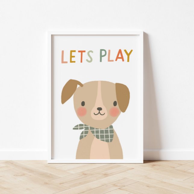 Cute Puppy låter barn Poster (Skapare uppladdad)