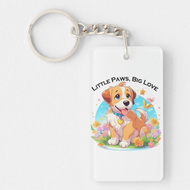 Cute Puppy Little Tassar Big Kärlek (Framsidan)