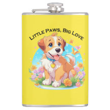 Cute Puppy Little Tassar Big Kärlek