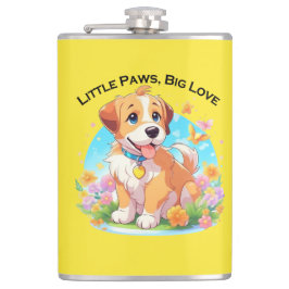 Cute Puppy Little Tassar Big Kärlek Fickplunta