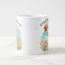 Cute Puppy Little Tassar Big Kärlek