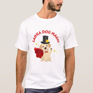 Cute Puppy Magician Art T Shirt