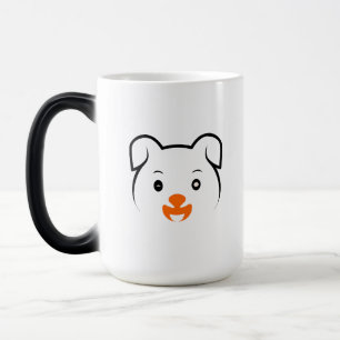 Cute Puppy Magisk Mugg
