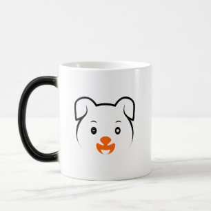 Cute Puppy Magisk Mugg
