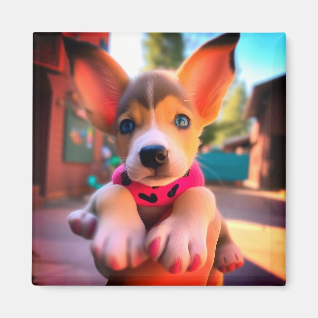Cute Puppy Magnet (Framsidan)
