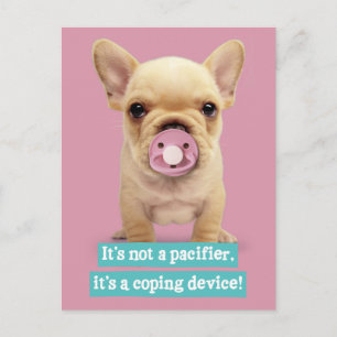 Cute Puppy med Nappar Vykort