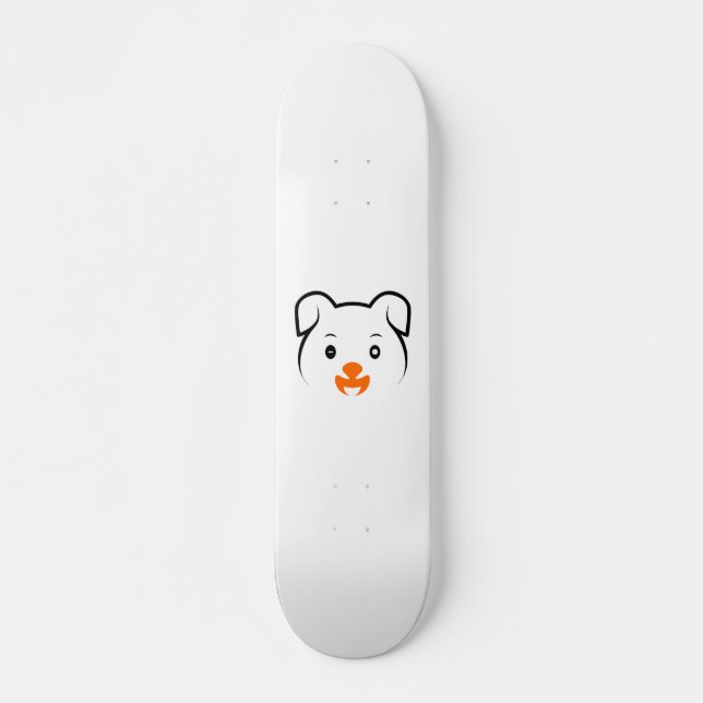 Cute Puppy Mini Skateboard Bräda 18,5 Cm (Framsida)