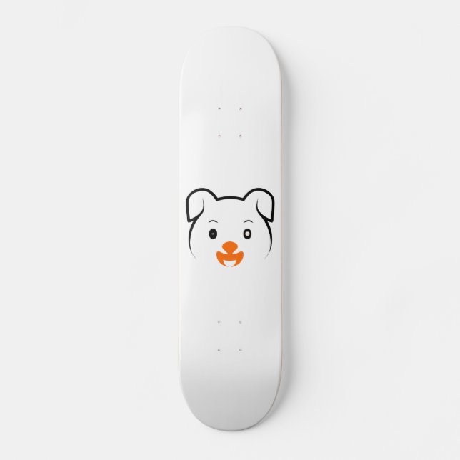 Cute Puppy Mini Skateboard Bräda 18,5 Cm (Framsida)