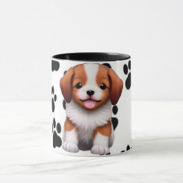 Cute puppy mugg